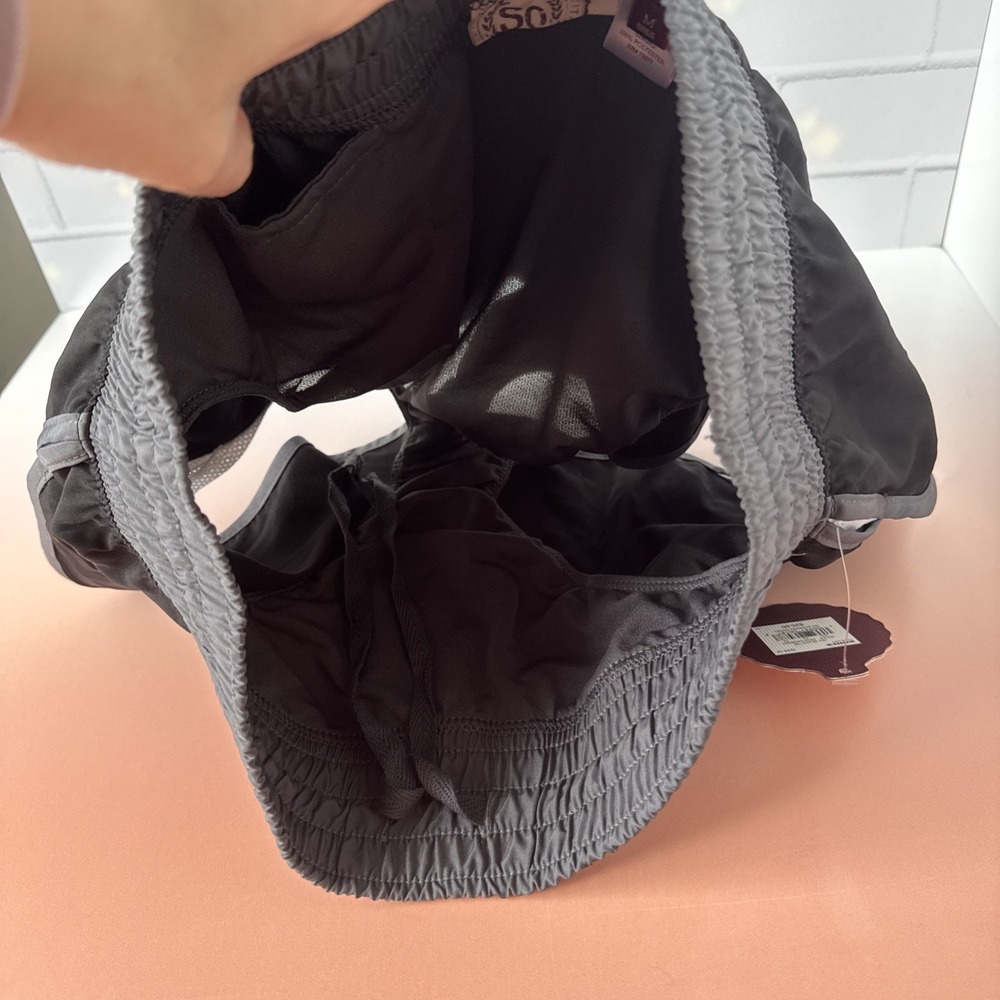 Authentic American Heritage Women's Size M SO Shortie Running‎ Shorts Black/Gray - Picture 11 of 11